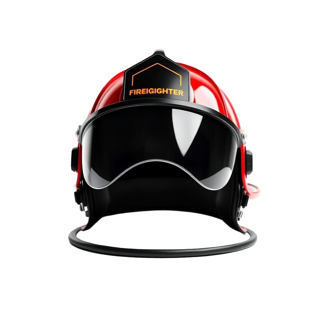 Capacete de bombeiro civil